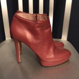 Vince Camuto Red Booties